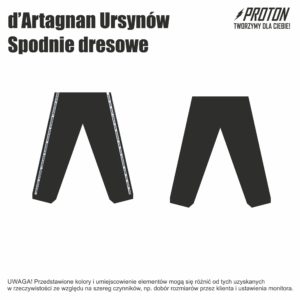 Spodnie dresowe d'Artagnan Ursynów